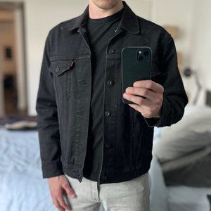 Levi's Black Denim Trucker Jacket
